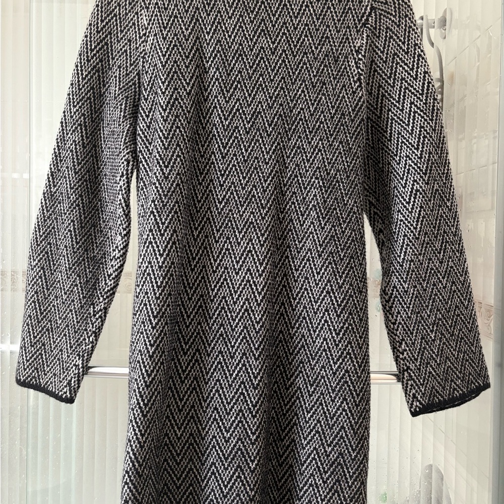 Jones New York Monochrome Chevron Jacket - Picture 2 of 3